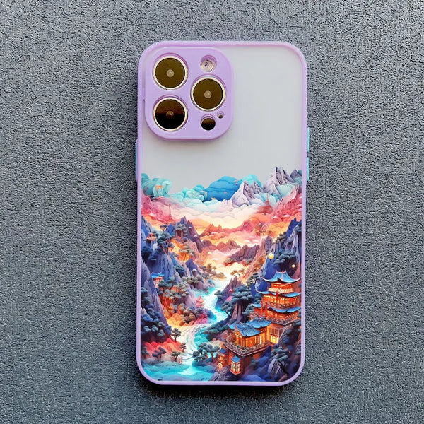 Fashionable Mountains Back Cover - Creative Design Phone Case for iPhone